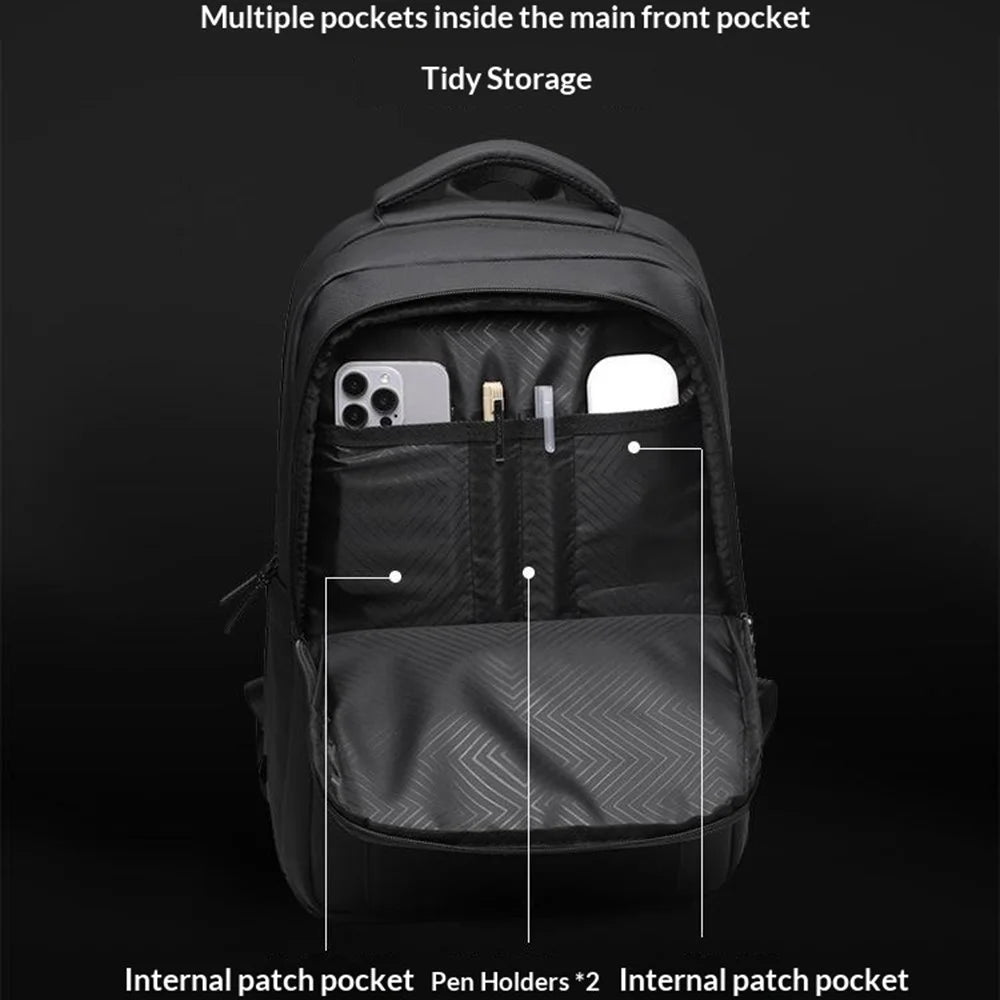 WEPOWER 1342 1680D Waterproof Backpack Large Capacity Shoulder Bag Multi-Layer Storage Bag with Adjustable Honeycomb Straps - Black - 6