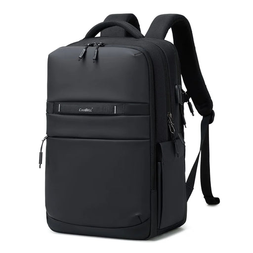 COOLBELL CB-8316 15.6 Inch Laptop Backpack for Men Business / Short Trip Travel Bag Splash-Proof Daypack - Black - 1