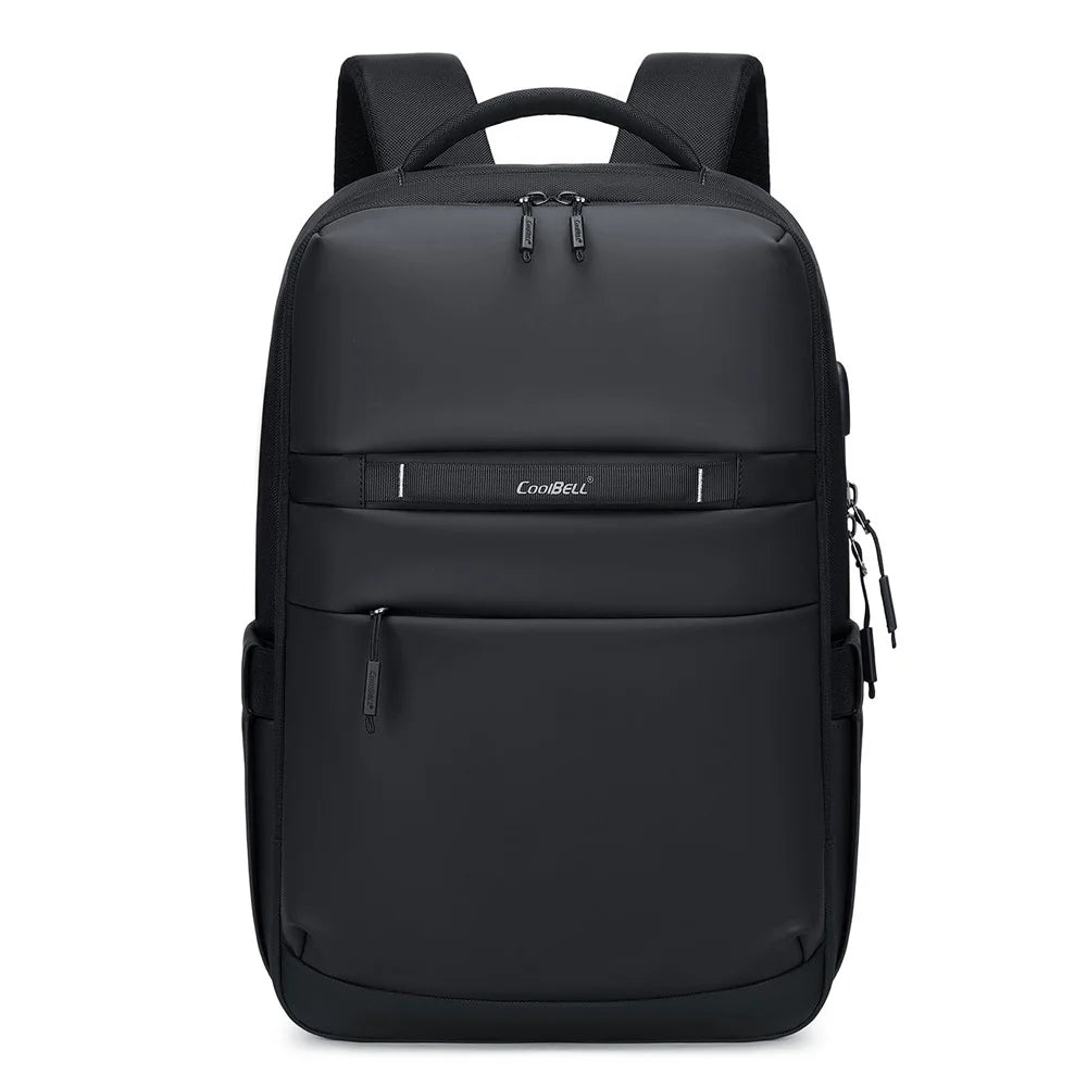 COOLBELL CB-8316 15.6 Inch Laptop Backpack for Men Business / Short Trip Travel Bag Splash-Proof Daypack - Black - 2