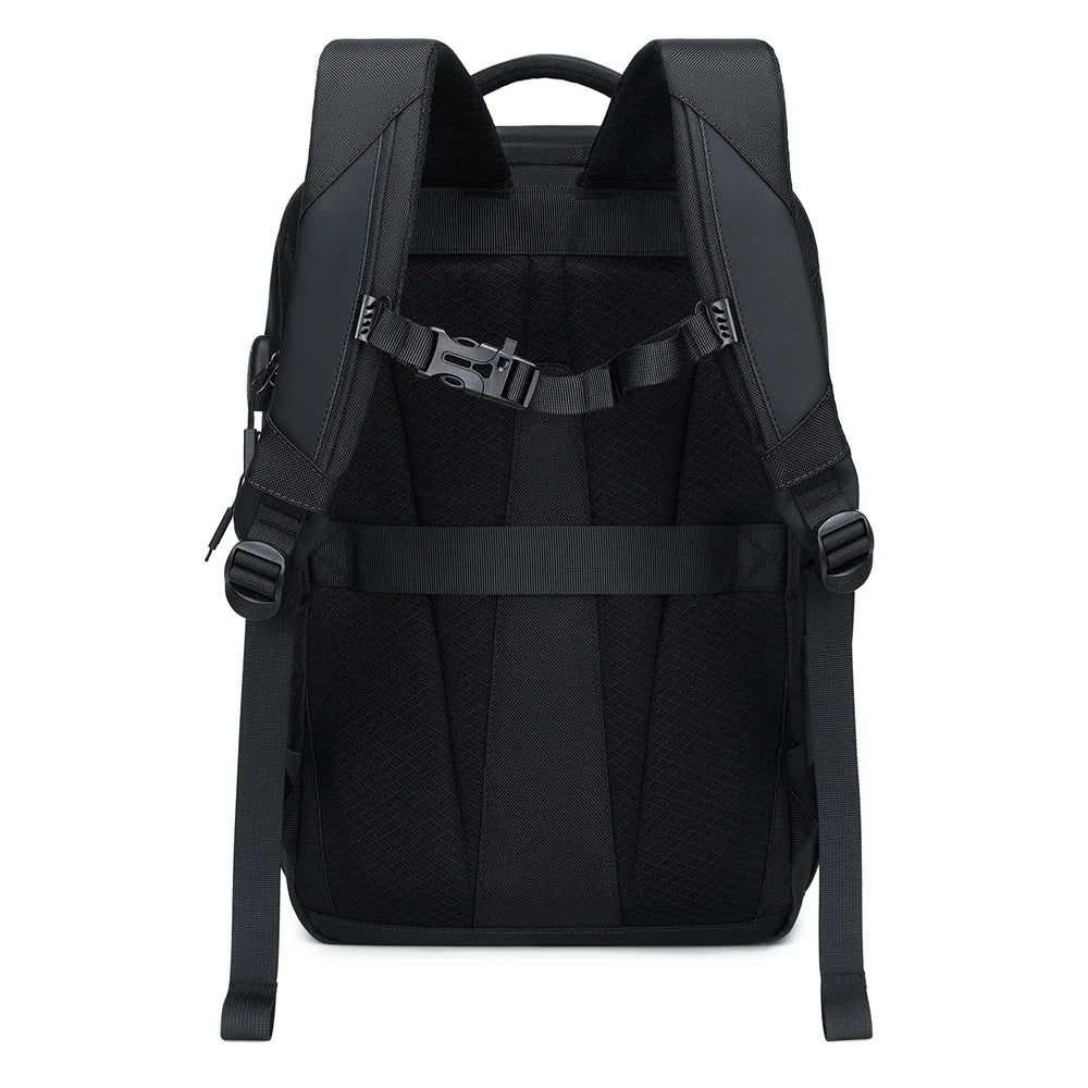 COOLBELL CB-8316 15.6 Inch Laptop Backpack for Men Business / Short Trip Travel Bag Splash-Proof Daypack - Black - 4