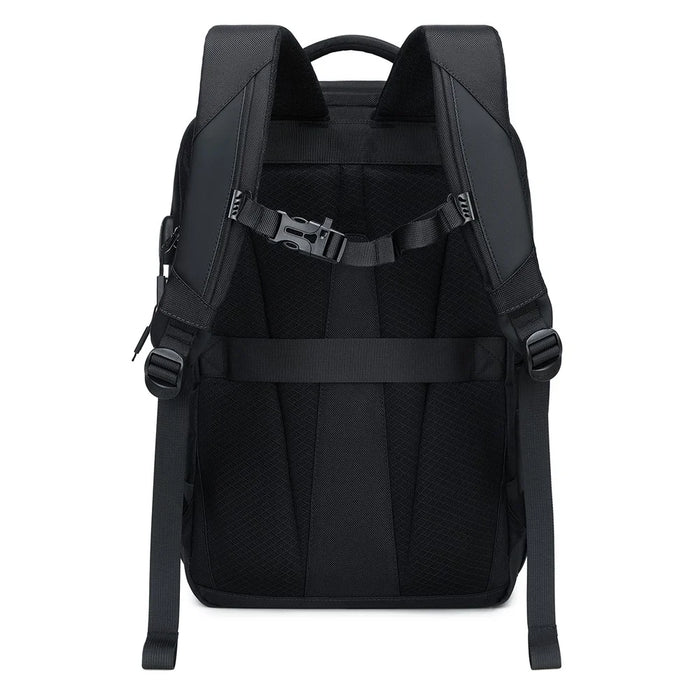 COOLBELL CB-8316 15.6 Inch Laptop Backpack for Men Business / Short Trip Travel Bag Splash-Proof Daypack - Black - 4