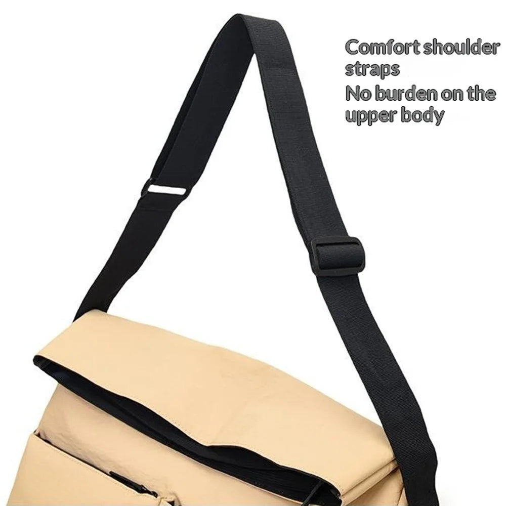 Fitness Bag for Women / Men Large Capacity Yoga Storage Bag Swimming Bag Handheld Travel Bag - Khaki - 4