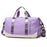 45×27×20cm Oxford Cloth Waterproof Swim Bag Large Capacity Lightweight Shoulder Gym Organizer with Separation Shoe Compartment - Purple - 1