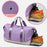 45×27×20cm Oxford Cloth Waterproof Swim Bag Large Capacity Lightweight Shoulder Gym Organizer with Separation Shoe Compartment - Purple - 2