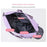 45×27×20cm Oxford Cloth Waterproof Swim Bag Large Capacity Lightweight Shoulder Gym Organizer with Separation Shoe Compartment - Purple - 3