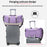 45×27×20cm Oxford Cloth Waterproof Swim Bag Large Capacity Lightweight Shoulder Gym Organizer with Separation Shoe Compartment - Purple - 4