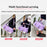 45×27×20cm Oxford Cloth Waterproof Swim Bag Large Capacity Lightweight Shoulder Gym Organizer with Separation Shoe Compartment - Purple - 5