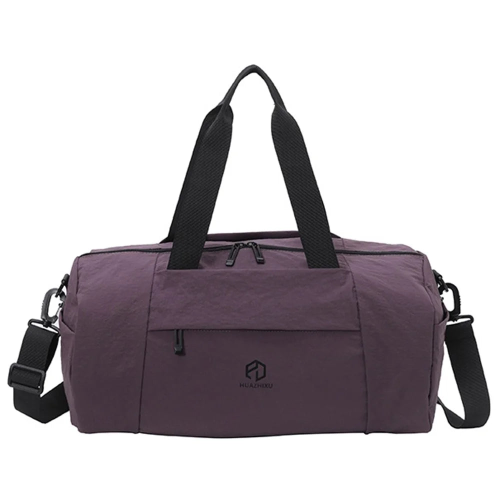 YL-607 Large Capacity Travel Bag Wet Dry Separation Yoga Bag Sports Leisure Fitness Bag Lightweight Training Bag for Outdoor - Purple - 1