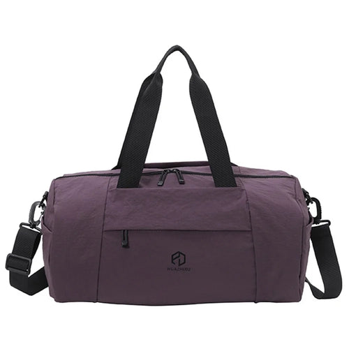 YL-607 Large Capacity Travel Bag Wet Dry Separation Yoga Bag Sports Leisure Fitness Bag Lightweight Training Bag for Outdoor - Purple - 1