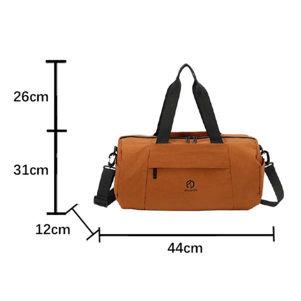 YL-607 Large Capacity Travel Bag Wet Dry Separation Yoga Bag Sports Leisure Fitness Bag Lightweight Training Bag for Outdoor - Purple - 6