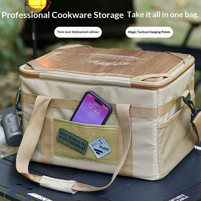 SNLM-361 36L Outdoor Tactical Storage Bag with Table Board Multi-Function Camping Bag for Outdoor - Green - 3
