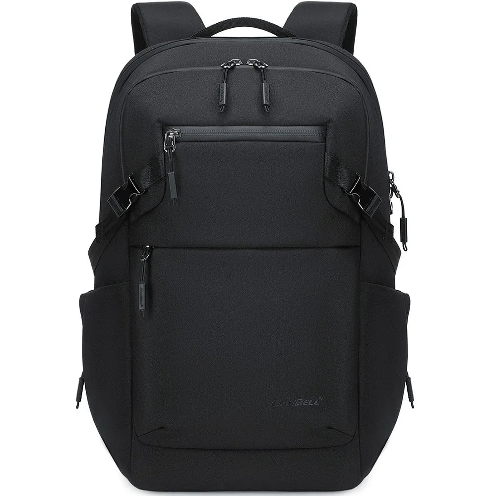 COOLBELL CB-8318 30L Breathable Business Travel Backpack Large Capacity Waterproof 15 inch Laptop Storage Bag - Black - 2