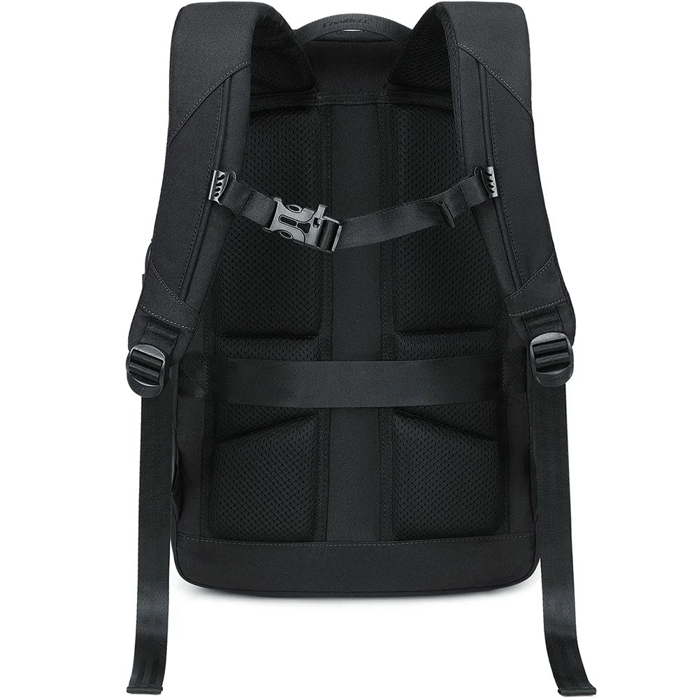 COOLBELL CB-8318 30L Breathable Business Travel Backpack Large Capacity Waterproof 15 inch Laptop Storage Bag - Black - 3