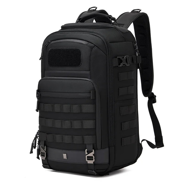 OZUKO 9902 Waterproof Tactical Backpack 32L Large Capacity Outdoor Hiking Shoulder Bag for Travel Camping - Black - 1