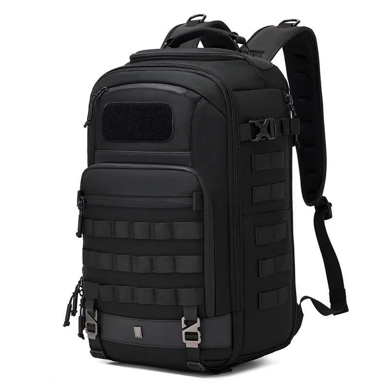 OZUKO 9902 Waterproof Tactical Backpack 32L Large Capacity Outdoor Hiking Shoulder Bag for Travel Camping - Black - 1