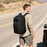 OZUKO 9902 Waterproof Tactical Backpack 32L Large Capacity Outdoor Hiking Shoulder Bag for Travel Camping - Black - 5