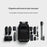 OZUKO 9902 Waterproof Tactical Backpack 32L Large Capacity Outdoor Hiking Shoulder Bag for Travel Camping - Black - 6