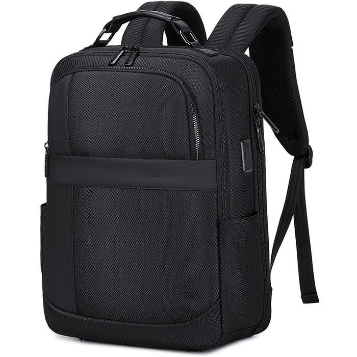 COOLBELL CB-8321 Waterproof Men Business Backpack for 15.6 Inch Laptop Shoulder Bag with USB+Type-C External Charging Ports - Black - 1