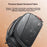 YESIDO WB63 Fingerprint Lock Crossbody Bag Large Capacity Storage Organizer Pouch Dual-use Shoulder Bag for Travel - Black - 5