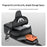 YESIDO WB64 Fingerprint Lock Crossbody Bag Oxford Cloth Large Capacity Shoulder Bag for Work Travel - Black - 3