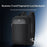 YESIDO WB65 Fingerprint Lock Business Backpack Large Capacity Oxford Fabric Daypacks with USB Charging Port - Black - 2