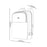 YESIDO WB65 Fingerprint Lock Business Backpack Large Capacity Oxford Fabric Daypacks with USB Charging Port - Black - 7