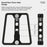 WEST BIKING YP0719512 3-Hole Front Rack Mount Adapter for Dahon Brompton Folding Bike Bag Bracket - Black - 3