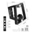 WEST BIKING YP0719512 3-Hole Front Rack Mount Adapter for Dahon Brompton Folding Bike Bag Bracket - Black - 7