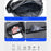 WEIXIER WD8049 Men Crossbody Bag Large Capacity Oxford Fabric Shoulder Bag Multi-Pocket for Business Travel - Black - 4