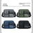 WEIXIER WD8049 Men Crossbody Bag Large Capacity Oxford Fabric Shoulder Bag Multi-Pocket for Business Travel - Black - 6