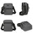 WEIXIER WD9501 Men Crossbody Bag Waterproof Multi-Compartment Shoulder Bag for Business Commute - Black - 5