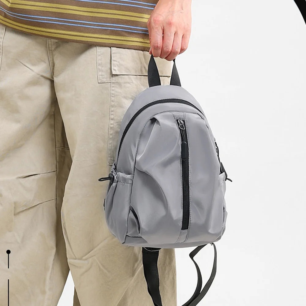 WEIXIER WD9916 Men's Chest Bag Large Capacity Crossbody Bag Waterproof Shoulder Bag for Outdoor Travel - Black - 6
