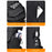 WEIXIER WD8659 Men Chest Bag Waterproof Crossbody Shoulder Bag Large Capacity for Outdoor Travel - Black - 2