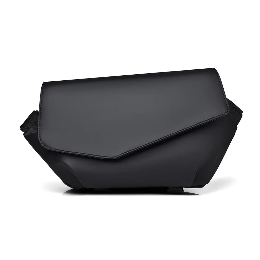 WEIXIER WD1635 Crossbody Bag for Men Waterproof Sling Bag Travel Shoulder Bag for Outdoor - Black - 1