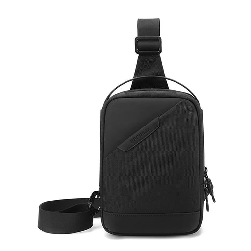 WEIXIER WD8373 Men Crossbody Bag Large Capacity Waterproof Shoulder Messenger Bag for Business Travel - Black - 1