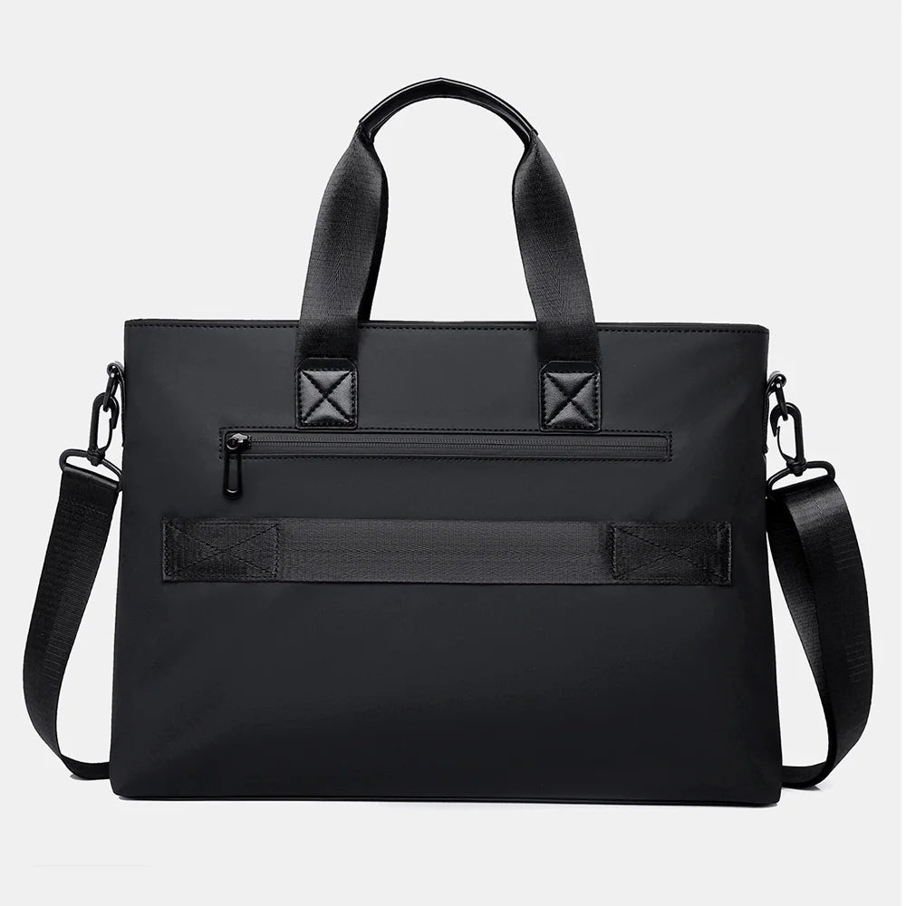 WEIXIER WD5672 14 Inch Laptop Bag Large Capacity Multi-function Briefcase Water Resistant for Business Travel - Black - 3