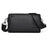 WEIXIER W133 Men Crossbody Bag PU Leather Shoulder Bag Multi Compartment Waterproof for Business - Black - 1