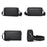 WEIXIER W133 Men Crossbody Bag PU Leather Shoulder Bag Multi Compartment Waterproof for Business - Black - 6