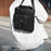 WEIXIER T667 Men Business Briefcase Large Capacity 12 inch Vertical Laptop Bag PU Leather Commuter Handbag - Black - 2