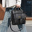 WEIXIER T667 Men Business Briefcase Large Capacity 12 inch Vertical Laptop Bag PU Leather Commuter Handbag - Black - 3