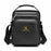 WEIXIER D1107 Men Crossbody Bag PU Leather Shoulder Bag Vertical Business Messenger Bag for 8 Inch Tablet - Black - 1