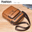 WEIXIER D1107 Men Crossbody Bag PU Leather Shoulder Bag Vertical Business Messenger Bag for 8 Inch Tablet - Black - 5