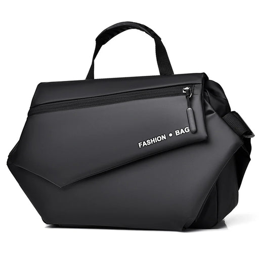 WEIXIER WD25-10 Men Shoulder Bag Large Capacity Crossbody Bag Business Casual Handbag for Office Travel - Black - 1