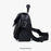 WEIXIER WD25-10 Men Shoulder Bag Large Capacity Crossbody Bag Business Casual Handbag for Office Travel - Black - 6