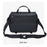 WEIXIER WD25-10 Men Shoulder Bag Large Capacity Crossbody Bag Business Casual Handbag for Office Travel - Black - 7