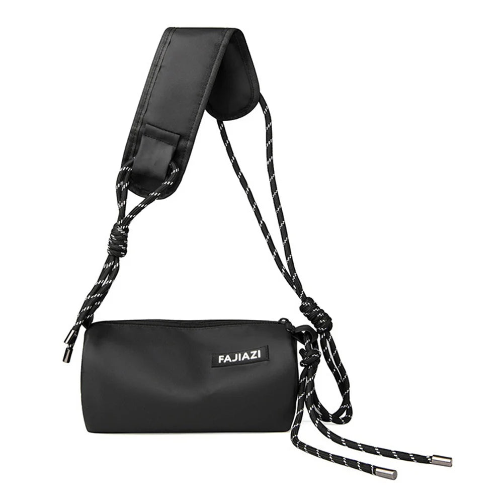 WEIXIER WD1033 Men Crossbody Bag Large Capacity Waterproof Business Shoulder Bag Lightweight for Commuting - Black - 1