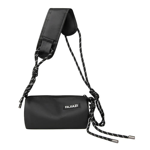 WEIXIER WD1033 Men Crossbody Bag Large Capacity Waterproof Business Shoulder Bag Lightweight for Commuting - Black - 1