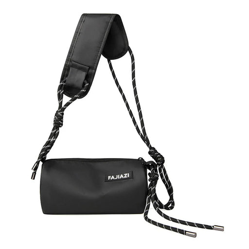 WEIXIER WD1033 Men Crossbody Bag Large Capacity Waterproof Business Shoulder Bag Lightweight for Commuting - Black - 1