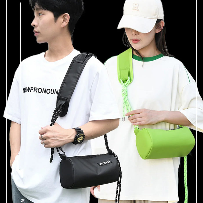 WEIXIER WD1033 Men Crossbody Bag Large Capacity Waterproof Business Shoulder Bag Lightweight for Commuting - Black - 5