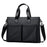 WEIXIER WD5669 Business Briefcase for Men 14 Inch Laptop Bag Water Resistant Computer Bag with Shoulder Strap - Black - 1